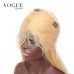 613 Blonde 360 Lace frontal Wig Straight Human Virgin Hair,150 Density Human Hair Wigs 